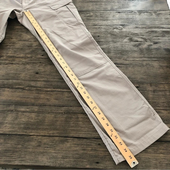 5.11 Tactical Series Womens US 10 Long Cargo Pants Beige Work Ripstop EMT Police - Picture 6 of 7